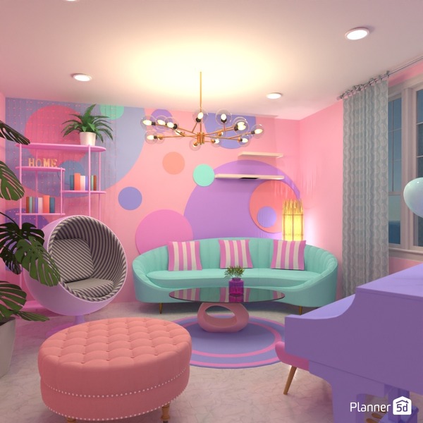 Bubble gum - Free Online Design | 3D House Ideas - by Planner 5D