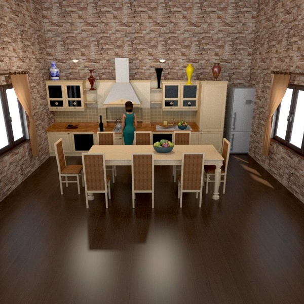 nuotraukos butas namas baldai dekoras virtuvė valgomasis idėjos