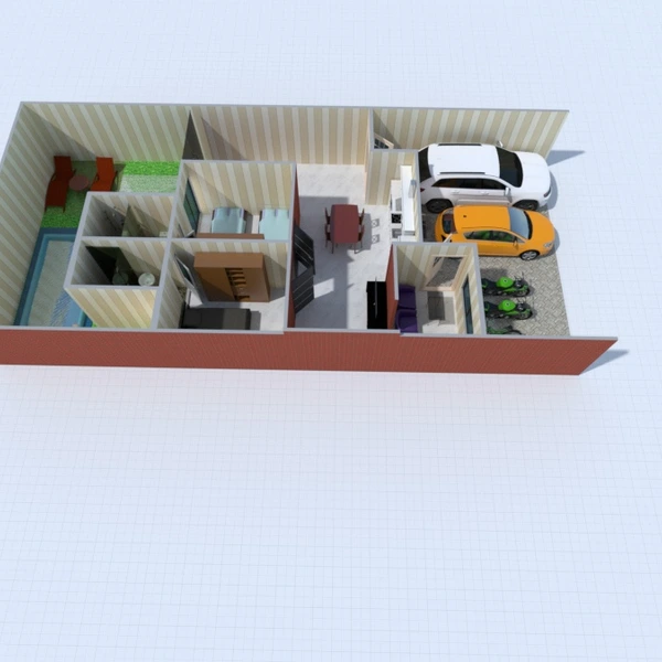 nuotraukos namas terasa vonia miegamasis svetainė garažas virtuvė eksterjeras valgomasis idėjos