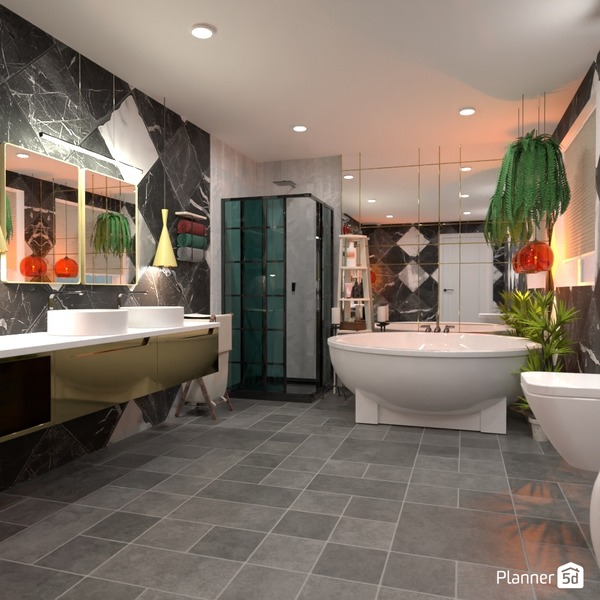 Dream Bathroom - Free Online Design | 3D House Ideas - by Planner 5D