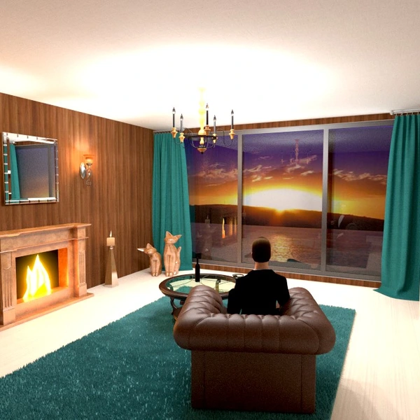 zdjęcia oświetlenie mieszkanie typu studio pomysły