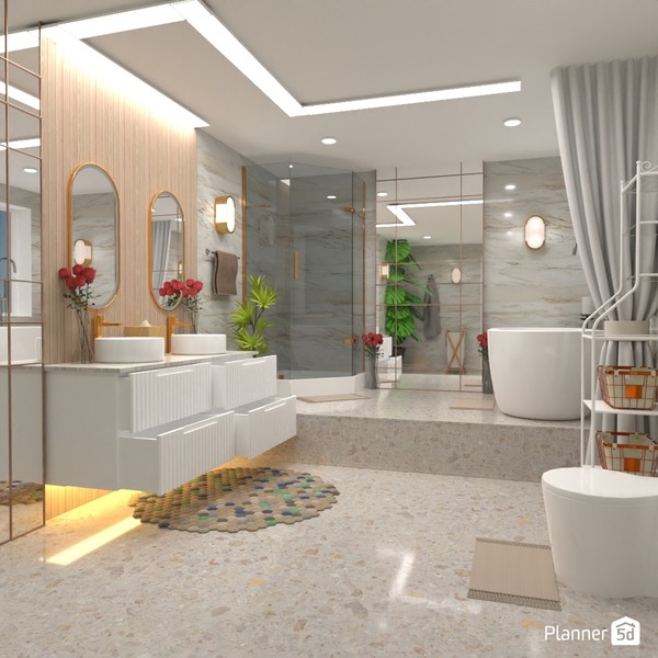 Dream Bathroom - Free Online Design | 3D House Ideas - by Planner 5D