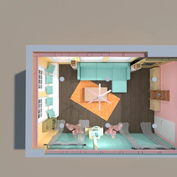 zdjęcia meble wystrój wnętrz pokój dzienny mieszkanie typu studio pomysły