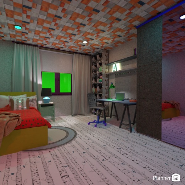 Blue kids room Free Online Design 3D House Ideas by Planner 5D