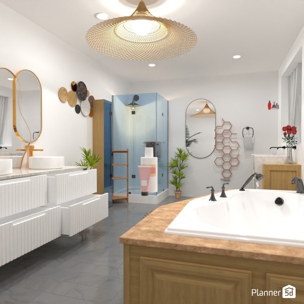 Dream Bathroom - Free Online Design | 3D House Ideas - by Planner 5D