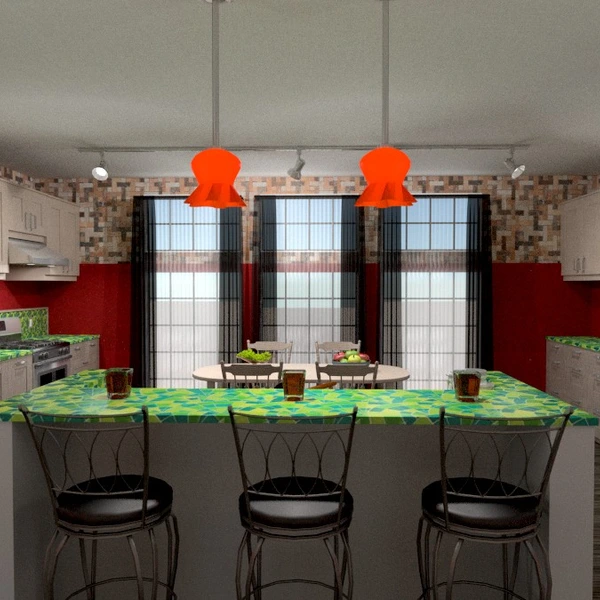 foto decorazioni cucina famiglia sala pranzo idee