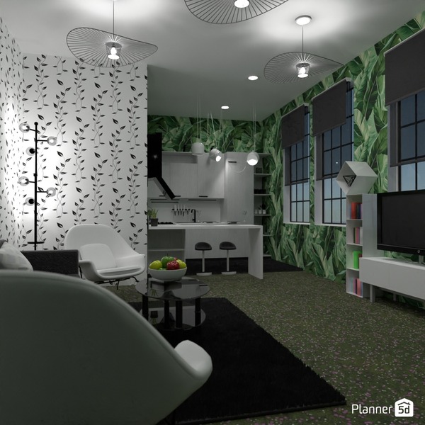 LOFT interior style Free Online Design 3D House Ideas by Planner 5D