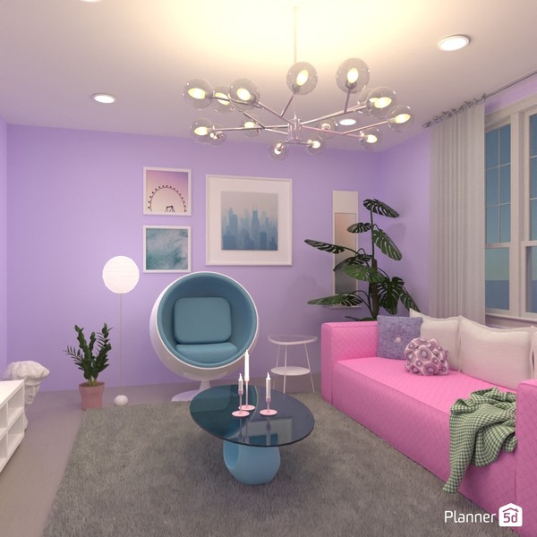 Bubble gum - Free Online Design | 3D House Ideas - by Planner 5D