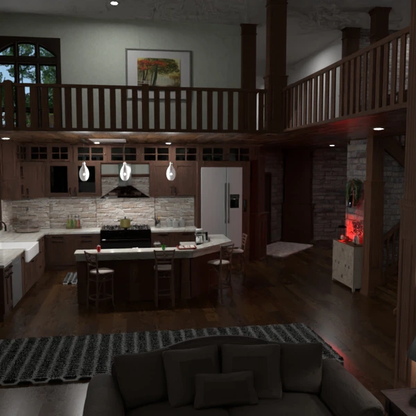 照片 独栋别墅 厨房 照明 结构 玄关 创意