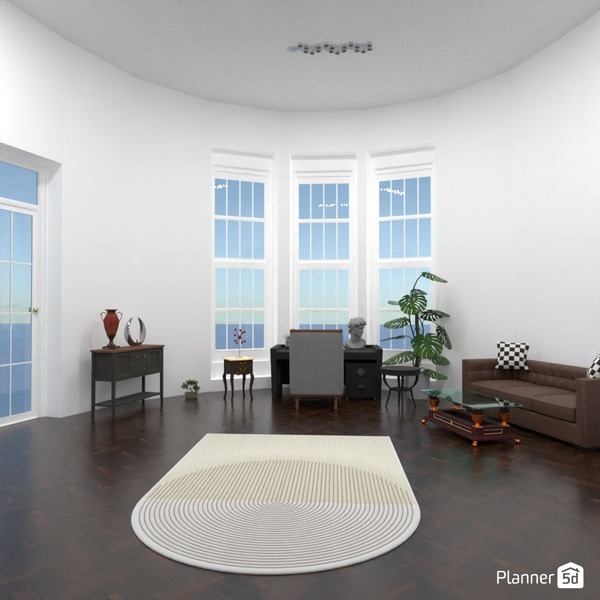 Oval room - Free Online Design | 3D House Ideas - by Planner 5D