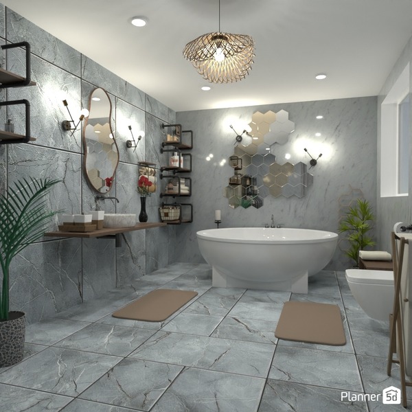 Dream Bathroom - Free Online Design | 3D House Ideas - by Planner 5D