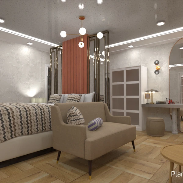 foto casa camera da letto illuminazione architettura monolocale idee