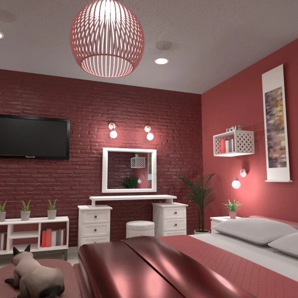 photos meubles décoration chambre à coucher eclairage idées