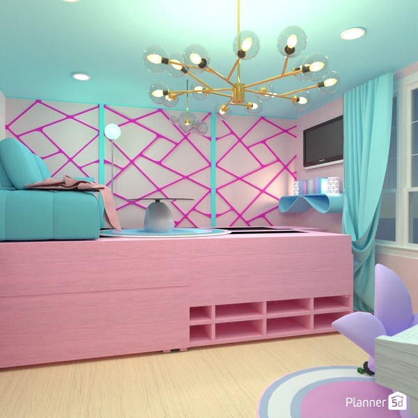 Bubble gum - Free Online Design | 3D House Ideas - by Planner 5D