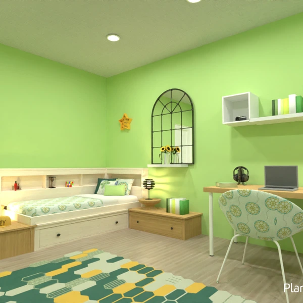 nuotraukos baldai dekoras vaikų kambarys idėjos