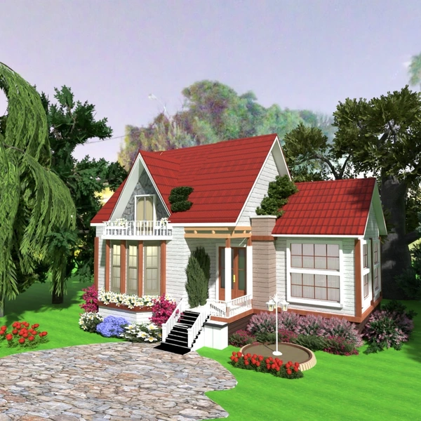 Home interior design ideas created by users in Planner 5D