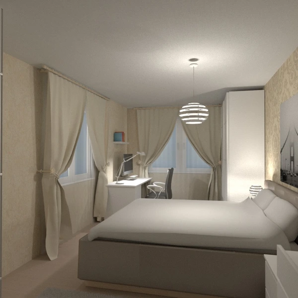 foto appartamento arredamento camera da letto illuminazione rinnovo ripostiglio idee