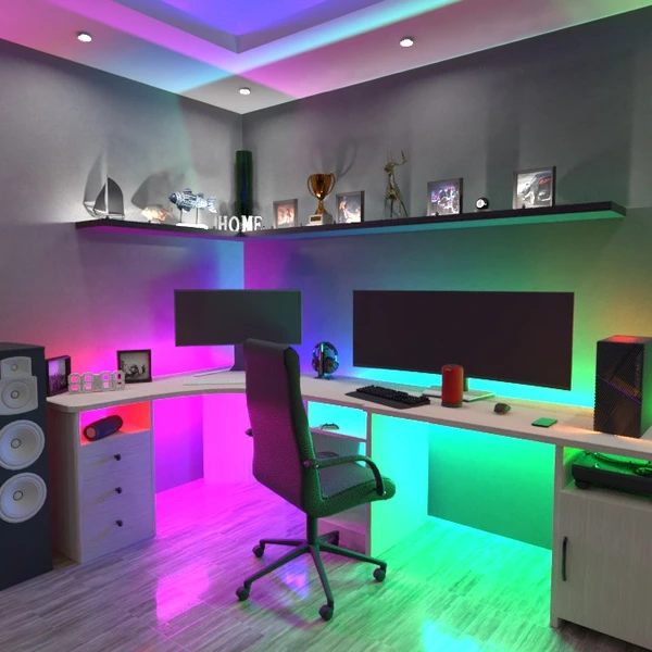 zdjęcia dom pokój dzienny biuro oświetlenie mieszkanie typu studio pomysły