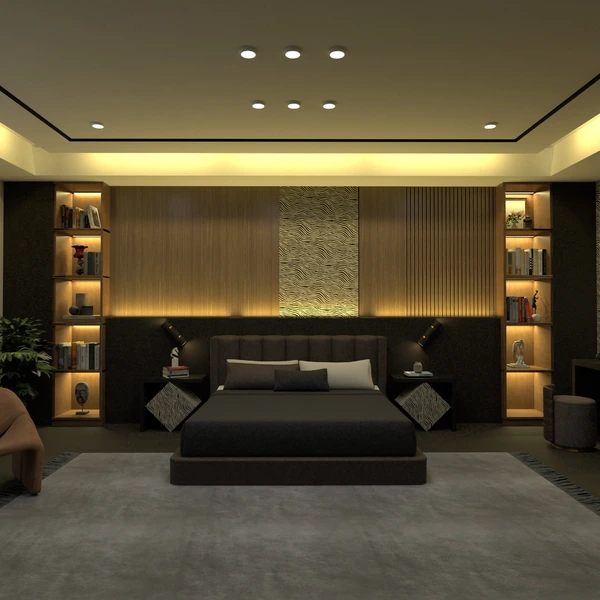 foto appartamento arredamento decorazioni camera da letto illuminazione idee