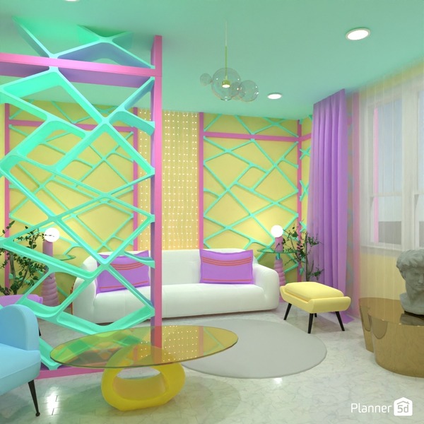 Bubble gum - Free Online Design | 3D House Ideas - by Planner 5D