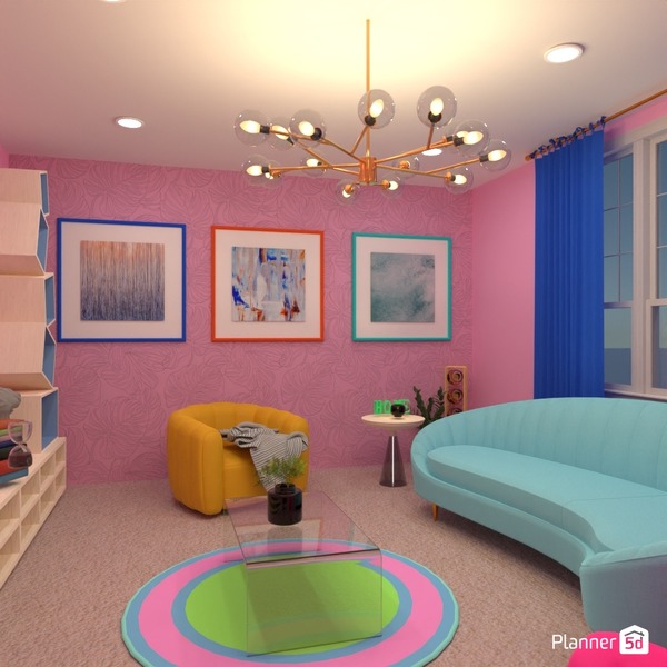 Bubble gum - Free Online Design | 3D House Ideas - by Planner 5D