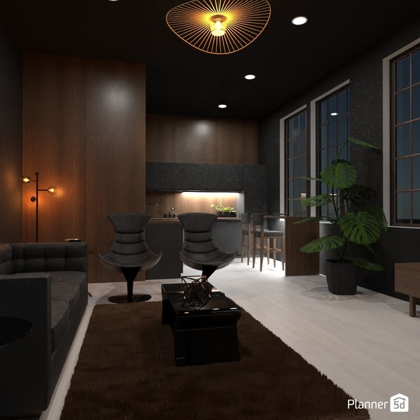LOFT interior style Free Online Design 3D House Ideas by Planner 5D