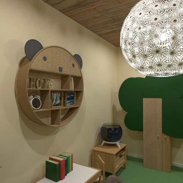 fotos muebles decoración habitación infantil iluminación ideas