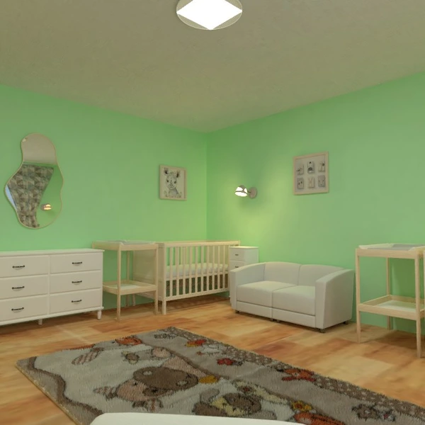 photos meubles décoration chambre d'enfant eclairage idées