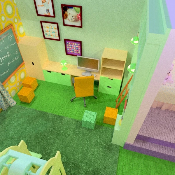 photos appartement chambre d'enfant eclairage rénovation espace de rangement studio idées