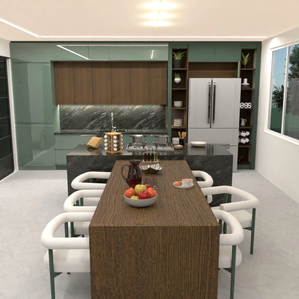 nuotraukos namas virtuvė kraštovaizdis valgomasis аrchitektūra idėjos