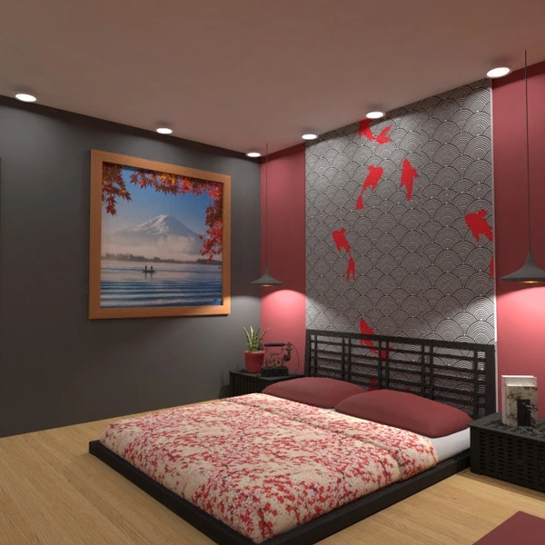 foto appartamento casa camera da letto illuminazione idee