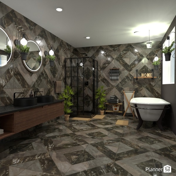 Dream Bathroom - Free Online Design | 3D House Ideas - by Planner 5D