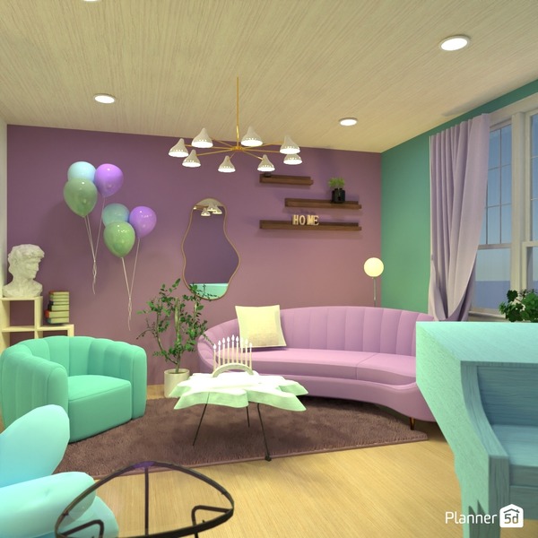 Bubble gum - Free Online Design | 3D House Ideas - by Planner 5D