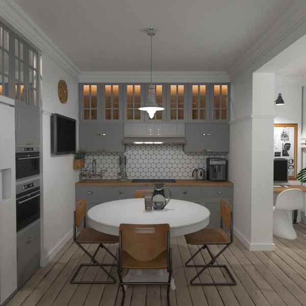 nuotraukos butas dekoras virtuvė apšvietimas renovacija valgomasis sandėliukas idėjos