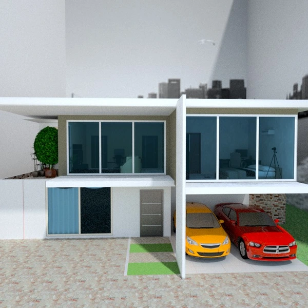 nuotraukos namas garažas eksterjeras аrchitektūra idėjos