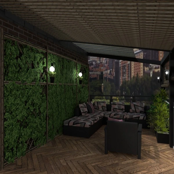 photos appartement terrasse meubles décoration eclairage idées