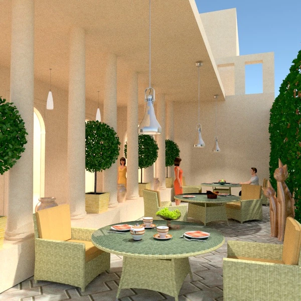 fotos terrasse möbel outdoor café architektur ideen