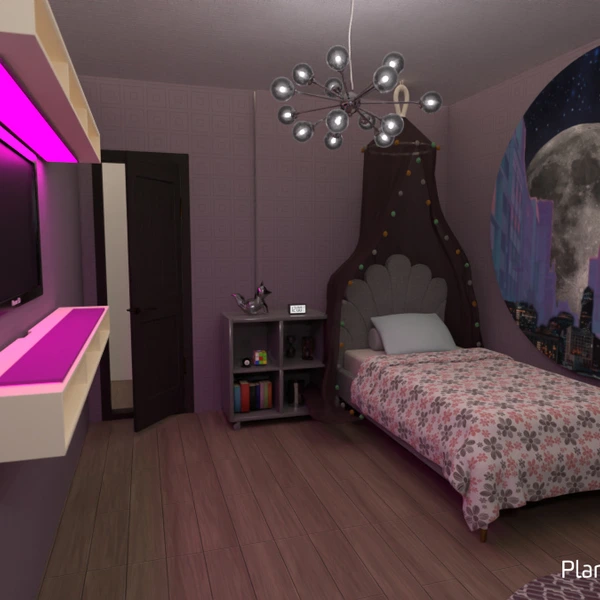 fotos muebles habitación infantil iluminación hogar ideas