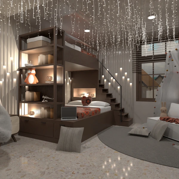 идеи мебель декор спальня детская освещение идеи