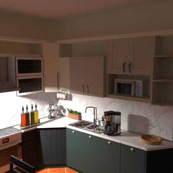 Белая кухня - Free Online Design | 3D House Ideas - by Planner 5D
