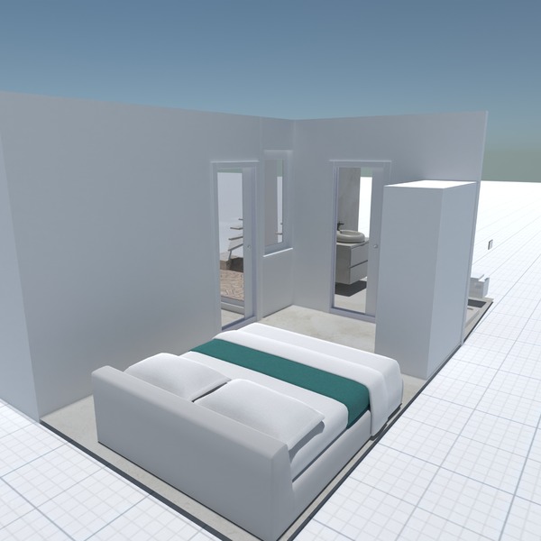 2 Room - Medidas verdaderas - Free Online Design | 3D House Ideas - by ...