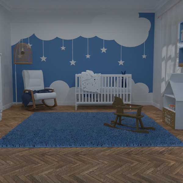 nuotraukos dekoras miegamasis vaikų kambarys sandėliukas idėjos
