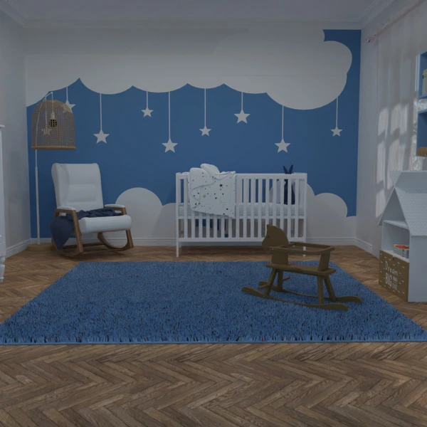 nuotraukos dekoras miegamasis vaikų kambarys sandėliukas idėjos