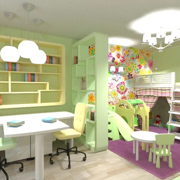 nuotraukos butas namas baldai miegamasis vaikų kambarys biuras apšvietimas renovacija sandėliukas idėjos
