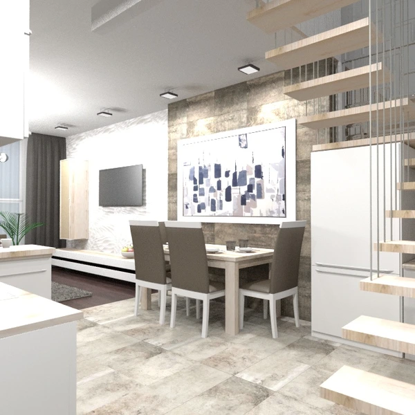 zdjęcia mieszkanie dom meble wystrój wnętrz pokój dzienny kuchnia oświetlenie remont jadalnia mieszkanie typu studio pomysły