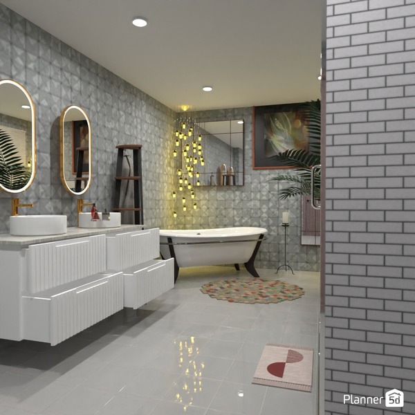Dream Bathroom - Free Online Design | 3D House Ideas - by Planner 5D