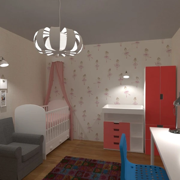 nuotraukos baldai dekoras miegamasis vaikų kambarys idėjos