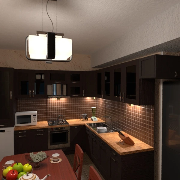 foto appartamento arredamento cucina illuminazione idee