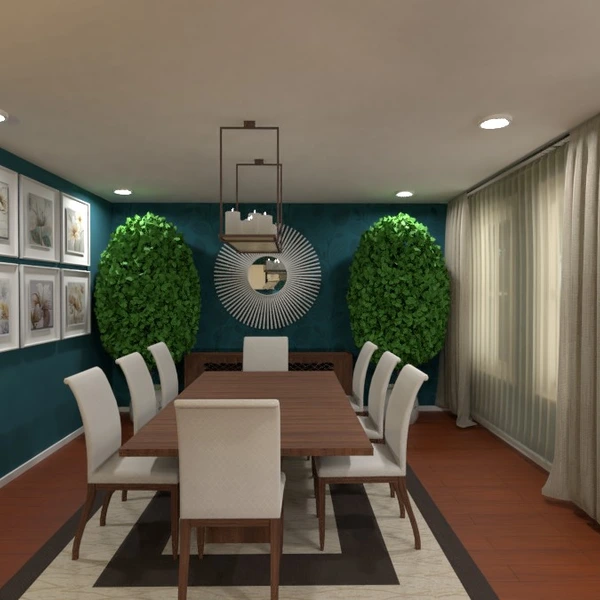 photos décoration eclairage maison salle à manger idées