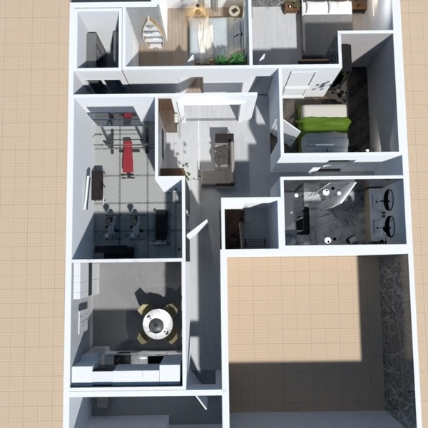 Basement floorplan Free Online Design 3D House Ideas by Planner 5D